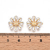 Brass Micro Pave Cubic Zirconia Pendants ZIRC-T016-20-3