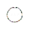 Stainless Steel & Natural Gemstone Beads Stretch Bracelets for Holiday Daily Wear Matching RC0496-1