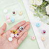 WADORN 15Pcs Silicone Locking Stitch Marker SIL-WR0001-01-3