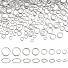 4 Styles Alloy Closed Jump Rings FIND-PH0026-79-1