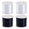 SUNNYCLUE 2 Rolls 2 Colors Flat Elastic Crystal String EW-SC0001-04-1