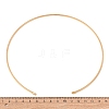 2MM 201 Stainless Steel Wire Cuff Choker Necklace NJEW-Z098-03G-2