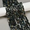 Natural Moss Agate Beads Strands G-Q060-D10-1