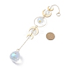 Teardrop Glass Hanging Suncatchers HJEW-JM04401-3