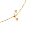 304 Stainless Steel Choker Necklaces NJEW-O094-12G-2
