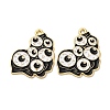 Halloween Alloy Enamel Pendants LS-STAS-I354-01G-K-1