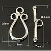 Brass Toggle Clasps LS-KK-H392-P-1