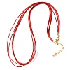 1MM Waxed Cord 5-Strand Necklace Making MAK-C005-01V-G-1