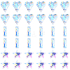 30Pcs 3 Styles Glass Pendants GLAA-YW0004-70-1
