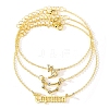 3Pcs Alloy Rhinestones Anklets LS-AJEW-S083-01G-02-1