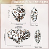 8Pcs 2 Colors Acrylic Pendants OACR-YW0002-55-3