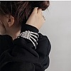 Halloween Skeleton Hand Zinc Alloy Bangles for Women FS-WG39438-01-2