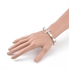 Electroplate Glass Beads Stretch Bracelets BJEW-JB04830-4