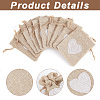 Jute Cloth Storage Bags ABAG-WH0031-30-4