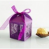 Bird Lace Hollow Out Candy Chocolate Paper Gift Box for Wedding Birthday Decoration CON-WH0021-B04-1