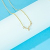 12Pcs 12 Style Brass Micro Clear Cubic Zirconia Pendants ZIRC-LS0001-02G-6