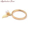 304 Stainless Steel Finger Ring Settings RJEW-O045-09C-G-4