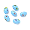 Handmade Millefiori Glass Beads LAMP-U004-02D-1