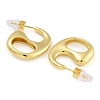 Brass Stud Earrings EJEW-K293-21G-2