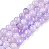 Dyed Natural White Jade Beads Strands G-T138-6mm-210-10-4