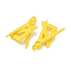 Spray Paint Alloy Pendants ENAM-K076-40-3
