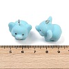 Flocky Resin Pendants X-FIND-A052-05E-3