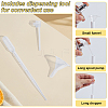 80Pcs Empty Portable Plastic Spray Perfume Bottle with 2Pcs Plastic Pump with 2Pcs Mini Transparent Plastic Funnel Hopper with 6Pcs Disposable Plastic Droppe AJEW-BC0007-50A-5