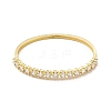 Cubic Zirconia Hinged Bangle BJEW-C029-01B-G-2