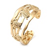 Ocean Theme 304 Stainless Steel Cuff Bangles for Women BJEW-Z171-01G-03-3