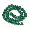 Natural Green Onyx Agate Beads Strands G-C267-B13-3