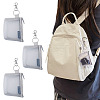 3Pcs Rectangle Nylon Mesh Zipper Wallets Pendant Decorations HJEW-TAC0106-1