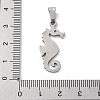 201 Stainless Steel Pendants STAS-Q342-35P-3