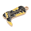 Western Cowboy Theme Alloy Enamel Pendants ENAM-A008-22KCG-02-2