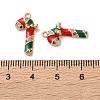 Brass Micro Pave Cubic Zirconia Pendants KK-D420-01G-03-3