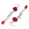 304 Stainless Steel Dangle Earrings EJEW-JE06065-4