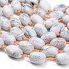 Natural Fire Crackle Agate Beads Strands G-A321-J06-01-3