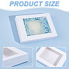 Rectangle Paper Biscuit Boxes with Clear Window CON-WH0107-02C-02-5