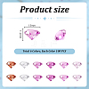 600Pcs 6 Styles Cubic Zirconia Cabochons ZIRC-PH0001-57-4