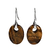 Natural Tiger Eye Dangle Earrings EJEW-C119-04P-07-2