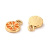 Brass Enamel Pendants X-KK-P207-017G-RS-3