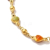Non-Tarnish 304 Stainless Steel with Eamel Necklaces NJEW-B077-03G-2