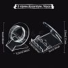 16 Pcs 2 Style Acrylic Bracelet Display Stands BDIS-FG0001-08-2