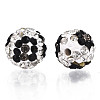 Polymer Clay Rhinestone Beads RB-N051-012A-2