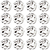 30Pcs Printed Silicone Focal Beads SIL-SC0001-73-1