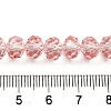 Transparent Baking Paint Glass Beads X1-DGLA-A034-T8mm-D10-4