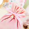 Velvet Jewelry Bags with Drawstring & Plastic Imitation Pearl TP-CJC0001-03G-3