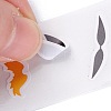 Self Adhesive Beard Pattern Sticker LS-DIY-I067-01-4
