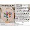 DIY Bouquet Pattern Embroidery Kit DIY-O021-15A-6