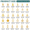 30Pcs 30 Styles Alloy Pendants FIND-PH0020-23-2