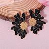 Vintage Flower Stud Earrings for Women JE1095C-4